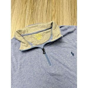 Mens‎ Polo Ralph Lauren Pullover Quarter Zip Sweater Mens Size XXL Powder Blue